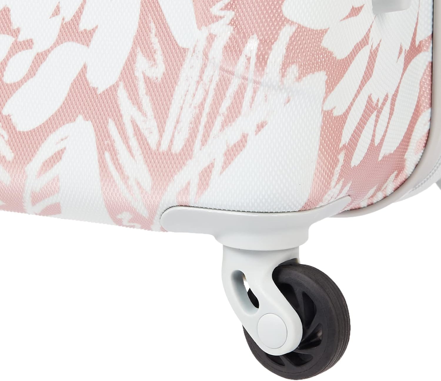 American Tourister Moonlight Hardside Expandable Luggage with Spinner Wheels, Ascending Gardens Rose Gold, Checked-Medium 24-Inch - Image 3