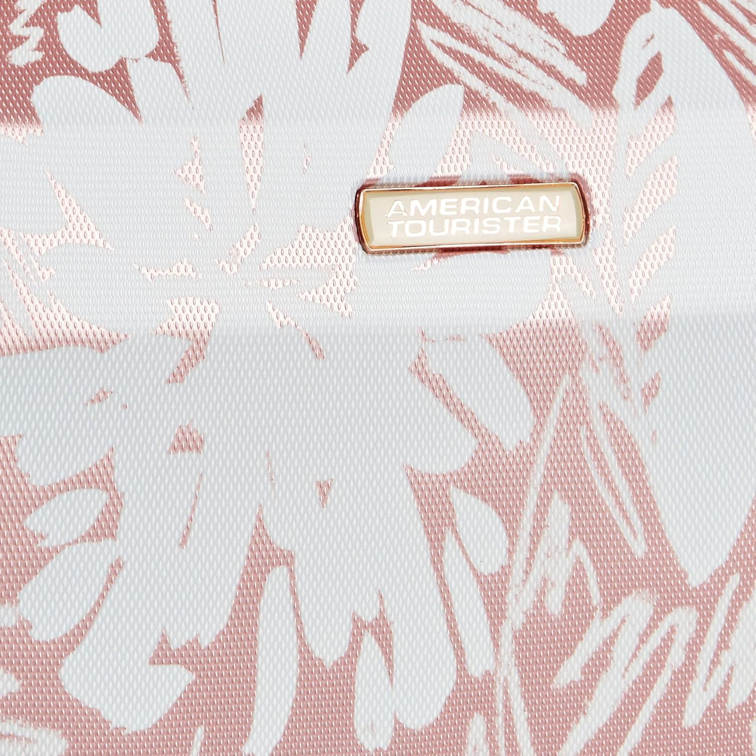 American Tourister Moonlight Hardside Expandable Luggage with Spinner Wheels, Ascending Gardens Rose Gold, Checked-Medium 24-Inch - Image 7