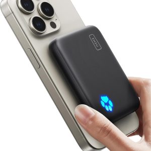 INIU for Magsafe Portable Charger, Small 10000mAh 20W PD Magnetic Power Bank, USB C in&Out Wireless Battery Pack Phone Charger, Only for iPhone 16/16 Plus/16 Pro/16 Pro Max, iPhone 15/14/13/12 Series