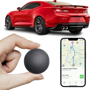 Mini GPS Tracker for Vehicles - Magnetic Real-Time GPS Tracker, No Monthly Fee, Full USA Coverage, Hidden Car Locator Tracking Device for Vehicles, Kids, Elderly, and Assets,Discreet Security Solution